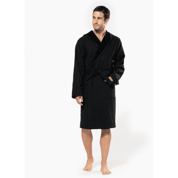 Kariban K140 Bathrobe - Organic Cotton, Hood, Soft and Comfortable