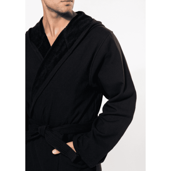 Kariban K140 Bathrobe - Organic Cotton, Hood, Soft and Comfortable