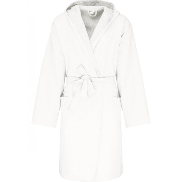 Kariban K140 Peignoir - Coton Bio, Capuche, Doux et Confortable