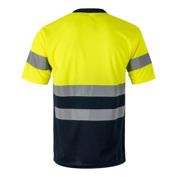 T-shirt Technique Bicolore Haute Bisibilité 305506 | Velilla | Veslab