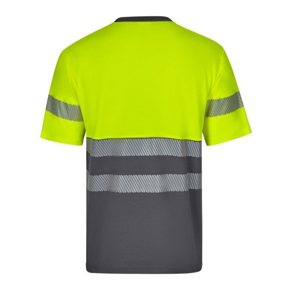 camiseta algodón alta visibilidad bicolor velilla 305509 9