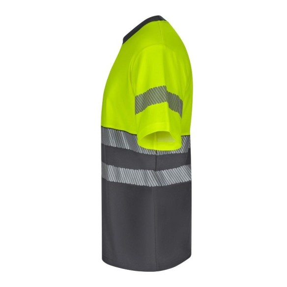 camiseta algodón alta visibilidad bicolor velilla 305509 10