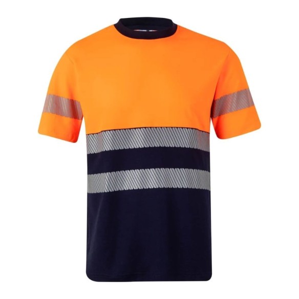 camiseta algodón alta visibilidad bicolor velilla 305509 3