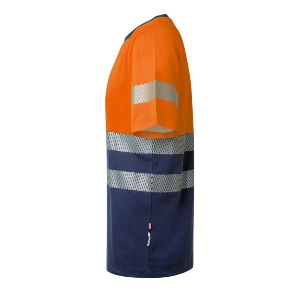 camiseta algodón alta visibilidad bicolor velilla 305509 12