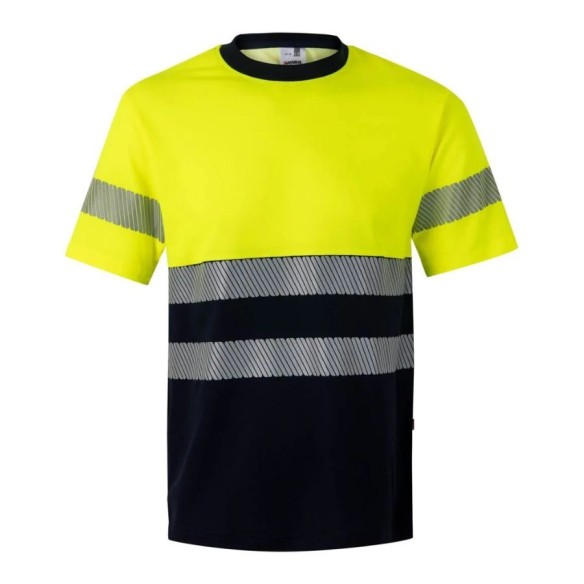 camiseta algodón alta visibilidad bicolor velilla 305509 4