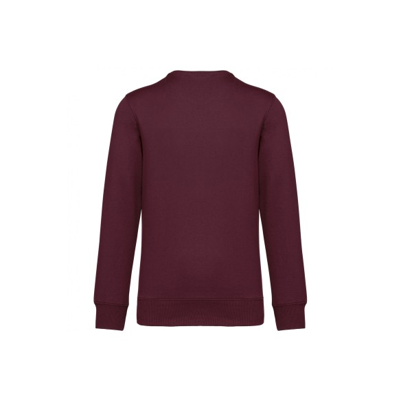 sudadera de cuello redondo reciclada unisex