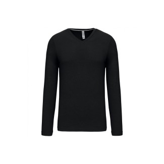 T-shirt col V manches longues | Site enligne Kariban | VESLAB.COM 2