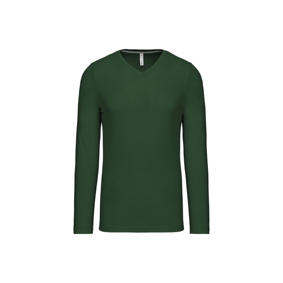 T-shirt col V manches longues | Site enligne Kariban | VESLAB.COM