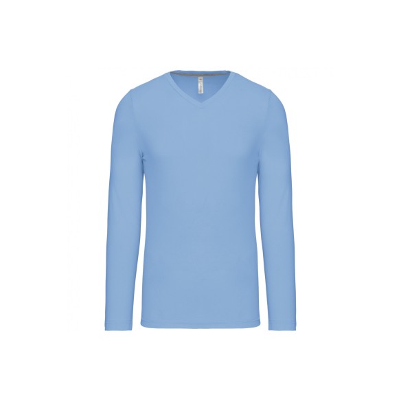 T-shirt col V manches longues | Site enligne Kariban | VESLAB.COM