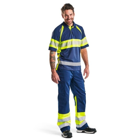 Two-tone High Visibility Polo Blaklader | Veslab