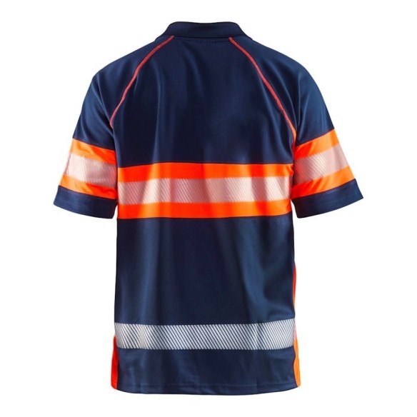 polo bicolor alta visibilidad blaklader 9
