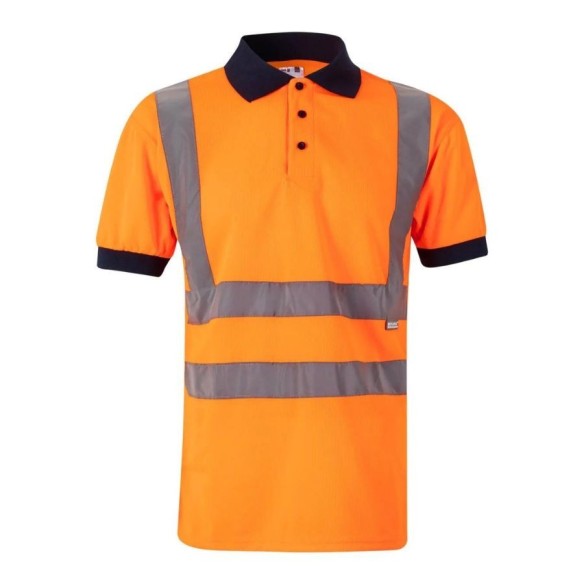 polo bicolor alta visibilidad velilla 3