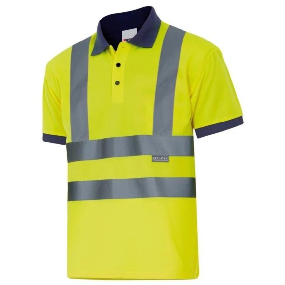 POLO HAUTE VISIBILITE BICOLORE MANCHE COURTE