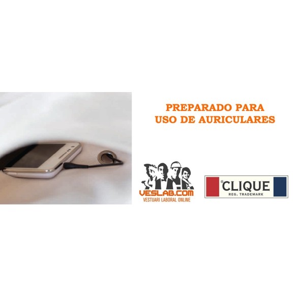 CLIQUÉ BASIC HOODED SWEATSHIRT FULL ZIP 