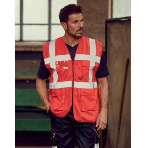 Gilet réfléchissant multi-poches | Veslab