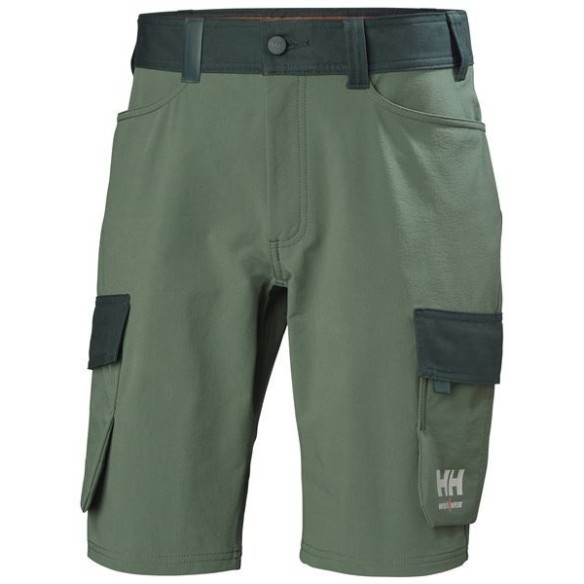 HH OXFORD 4X CARGO green BERMUDA SHORTS