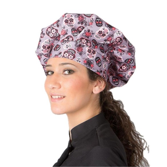 Printed Cotton Chef's Kitchen Hat | Garys | Veslab