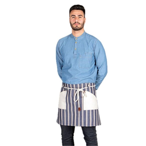 Davantal Curt de Ratlles | Garys | Veslab