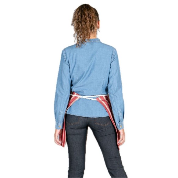 Short Striped Apron | Garys | Veslab