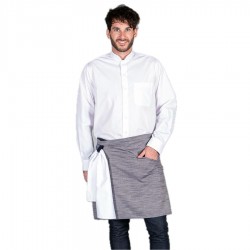 Rustic twill short apron