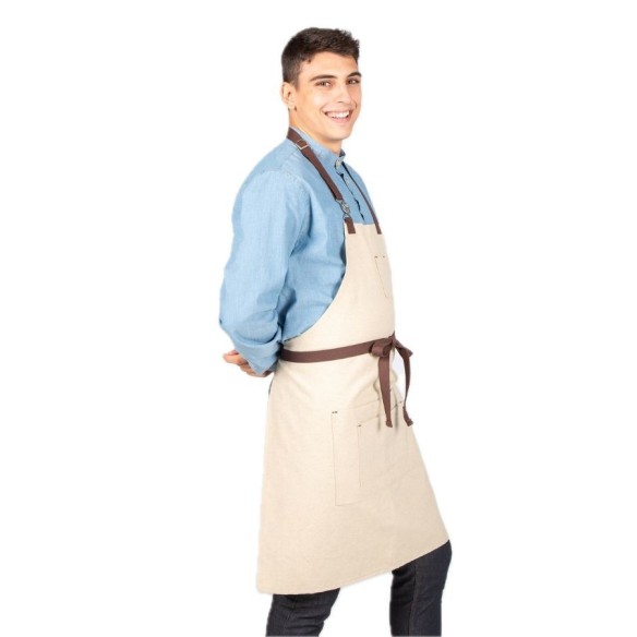 Davantal Peto amb Sibilla Enllaçada | Roba de Treball | VESLAB.COM