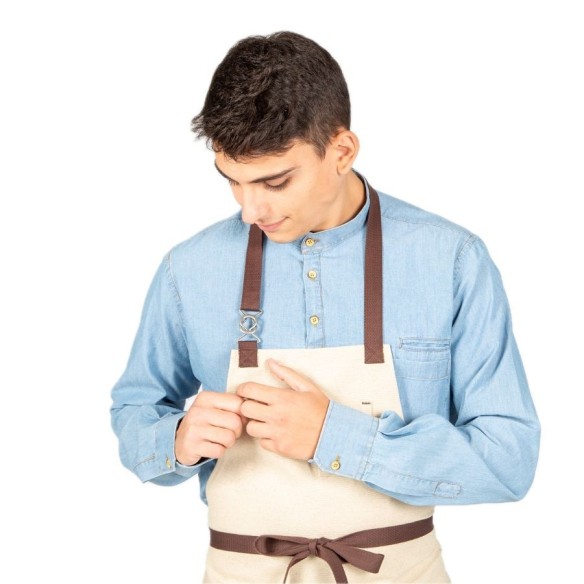 Davantal Peto amb Sibilla Enllaçada | Roba de Treball | VESLAB.COM