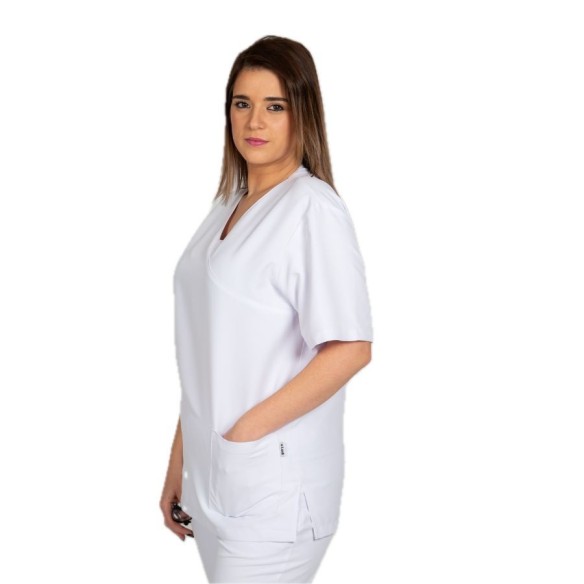 Nerea Unisex Microfiber Sanitary Blouse | Garys Uniforms | Veslab