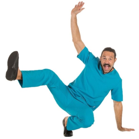 blusa sanitaria microfibra unisex nerea 14