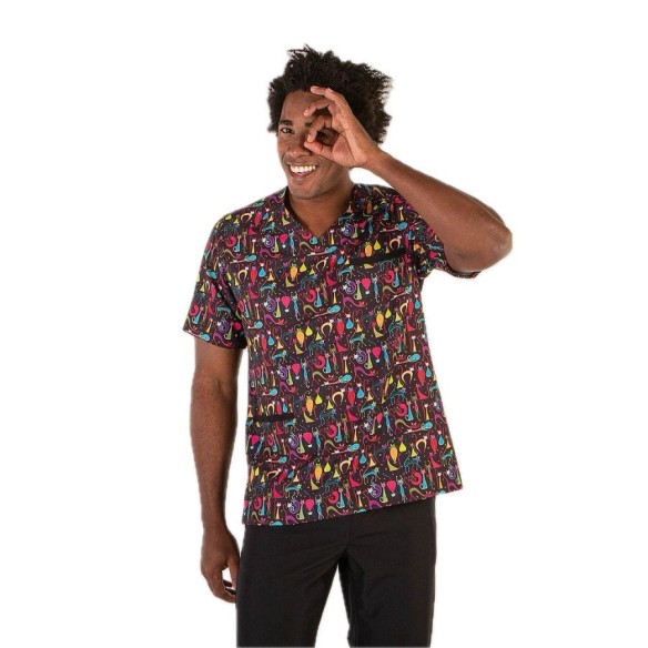 Printed Veterinary Tunic | Garys Uniforms | Veslab