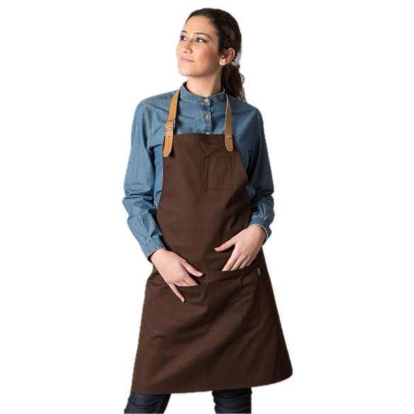 Davantal amb Peto Cinta de Cuir | Roba de Treball | VESLAB.COM