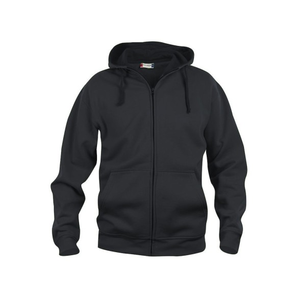 CLIQUÉ BASIC HOODED SWEATSHIRT FULL ZIP 