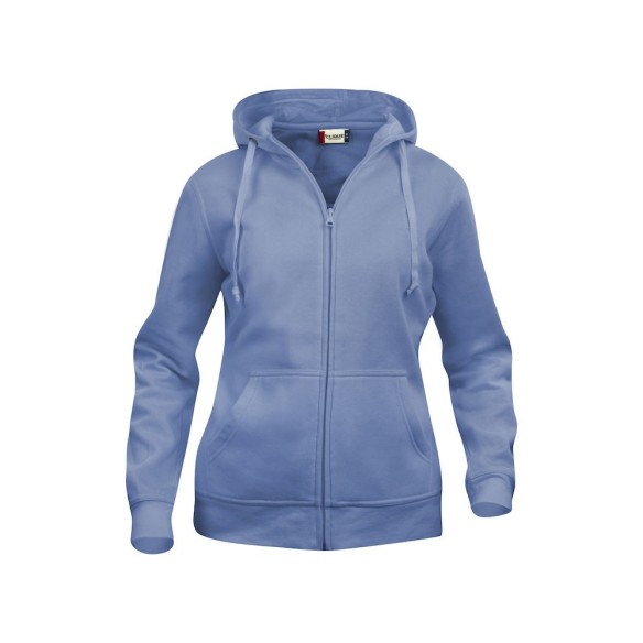 CLIQUÉ BASIC HOODED SWEATSHIRT FULL ZIP LADIES