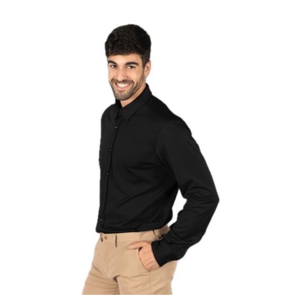 camisa hombre interlock cuello camisero luzon 2
