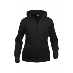 SUDADERA SEÑORA CON CAPUCHA Y CREMALLERA CLIQUÉ BASIC HOODY