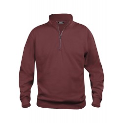 sudadera cliqué basic media cremallera 6
