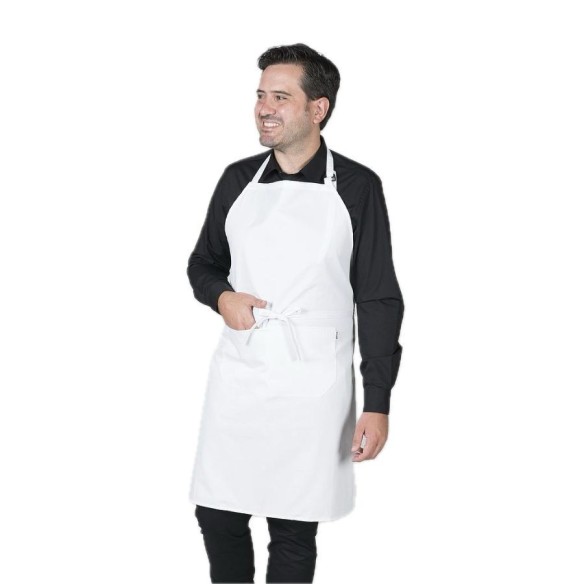Bib apron with pocket | Hostelry Clothing | Garys | VESLAB.COM