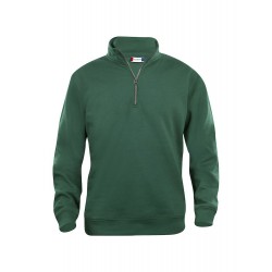 sudadera cliqué basic media cremallera 9