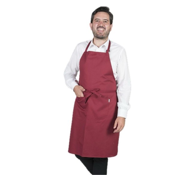 Tablier bavette avec poche | Vêtements d'accueil | Garys | VESLAB.COM
