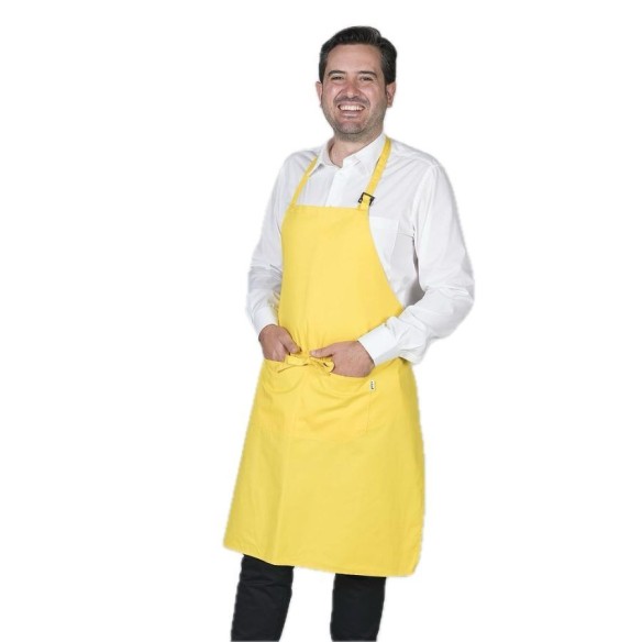 Bib apron with pocket | Hostelry Clothing | Garys | VESLAB.COM