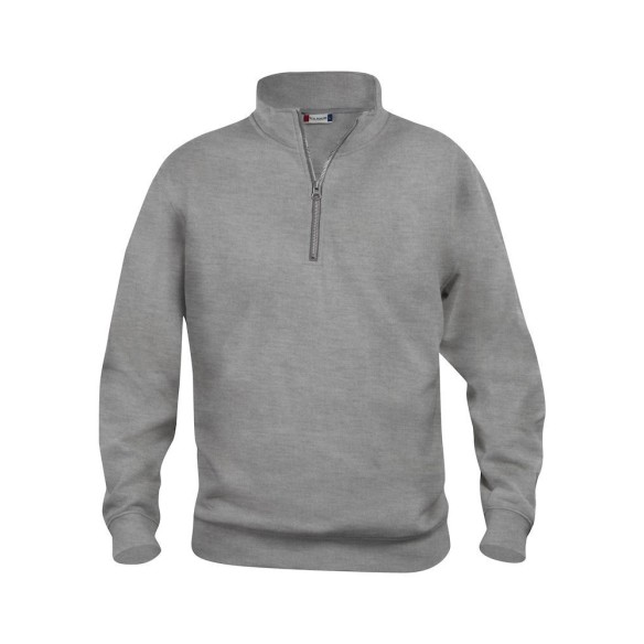 sudadera cliqué basic media cremallera 10