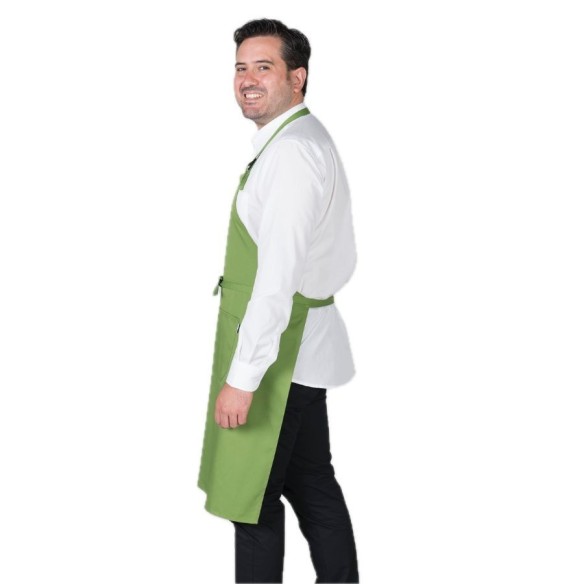 Tablier bavette avec poche | Vêtements d'accueil | Garys | VESLAB.COM