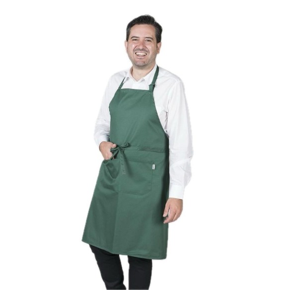 Bib apron with pocket | Hostelry Clothing | Garys | VESLAB.COM