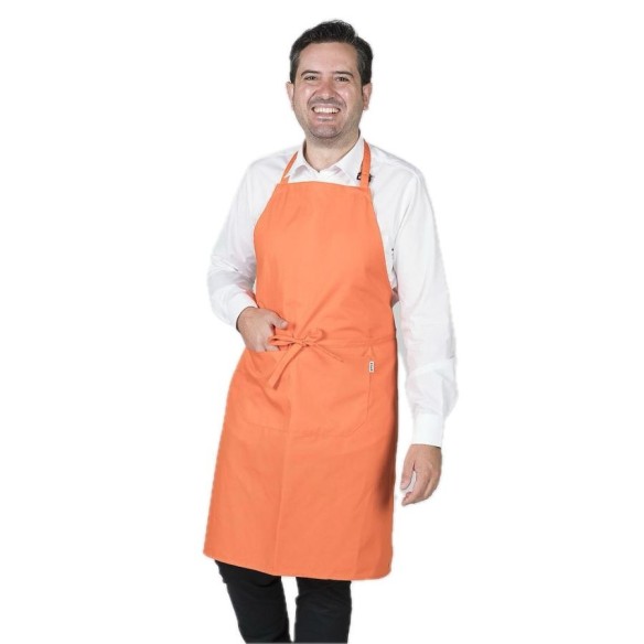 Bib apron with pocket | Hostelry Clothing | Garys | VESLAB.COM