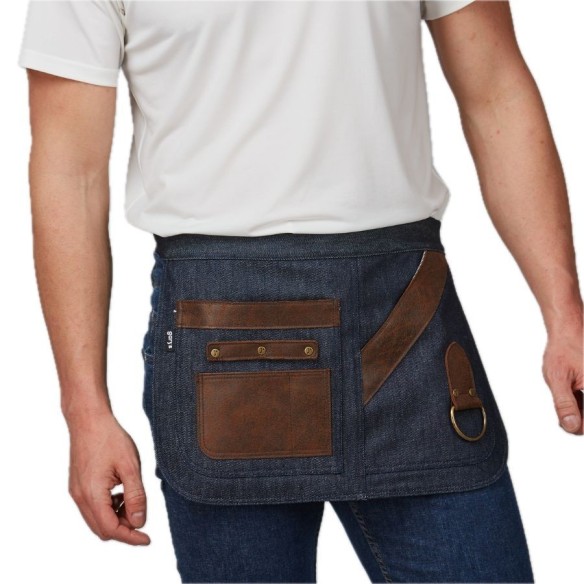 Tablier de barbier court | Uniformes de Gary | Veslab