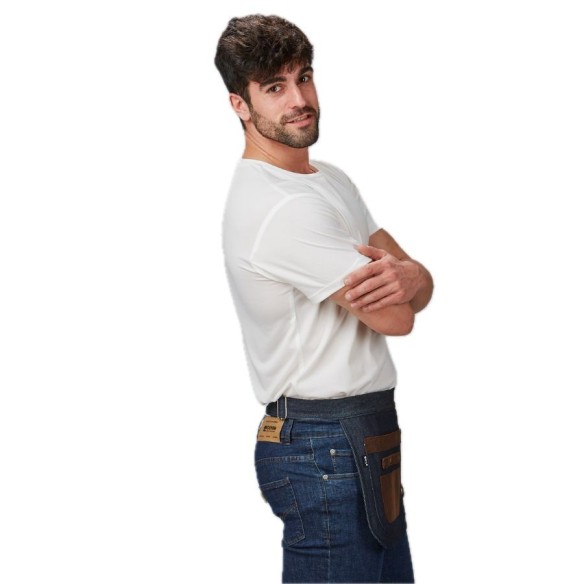 Tablier de barbier court | Uniformes de Gary | Veslab