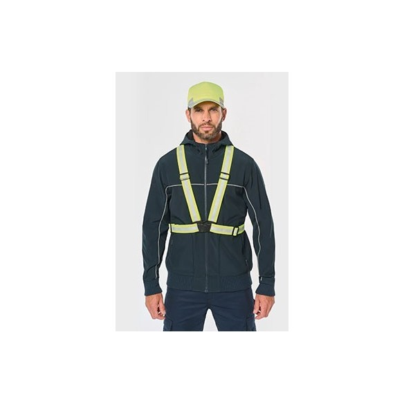 Ajustable Stretch Harness | High visibility Vest | VESLAB.COM