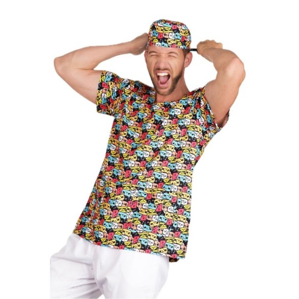 gorro goma caretas gato 3