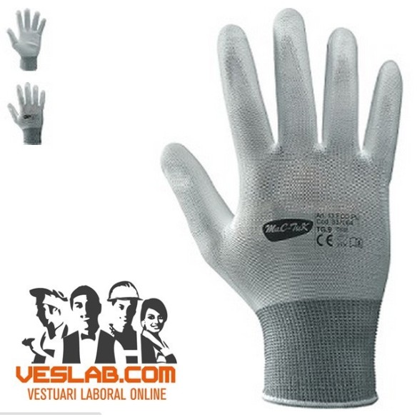 guante eco-pu de hilo continuo poliester / poliuretano 1