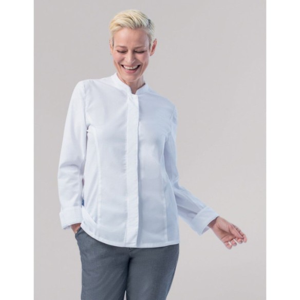 chaqueta de cocina bonnie para mujer tejido tencel 2