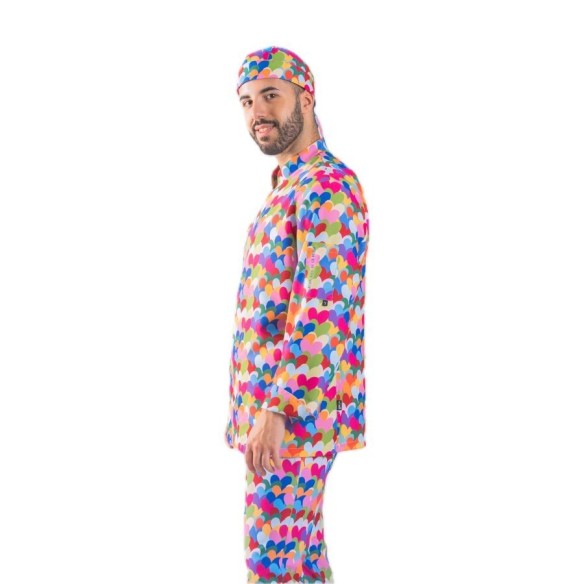 Jaqueta de cuina unixes Heart Cotó Agatha | Roba de feina Garys